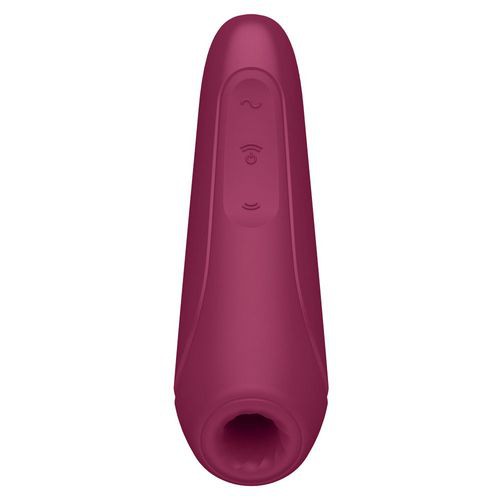 Miniaturka artykułu - #0 Satisfyer Curvy 1+ bezdotykowy stymulator ssąco-wibrujący Rose Red
