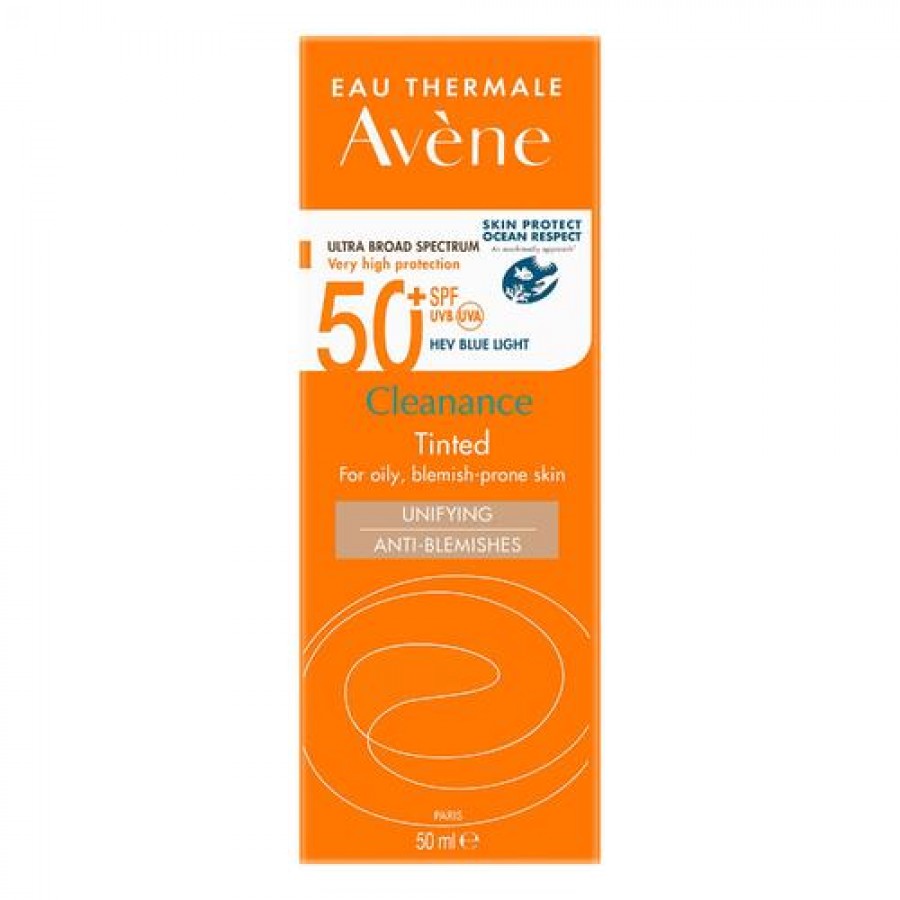 Zdjęcie produktu - 0 AVENE Cleanance koloryzujący SPF50+ Bardzo wysoka ochrona przeciwsłoneczna, 50ml