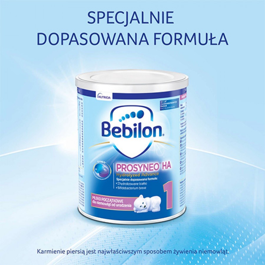 Miniaturka artykułu - #0 Bebilon Prosyneo HA 1 Mleko początkowe dla niemowląt od urodzenia, 400g