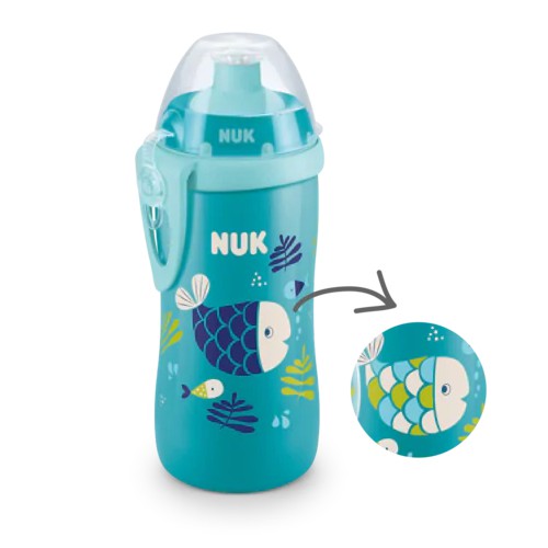 Miniaturka artykułu - #0 NUK First Choice Junior Cup Kubek 18m+ niebieski, 300ml 	