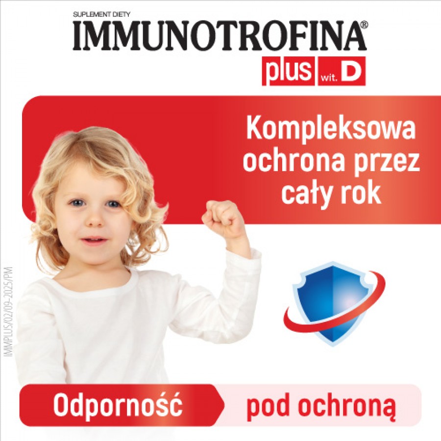 Zdjęcie produktu - 2 Immunotrofina Plus witamina D płyn, 180ml