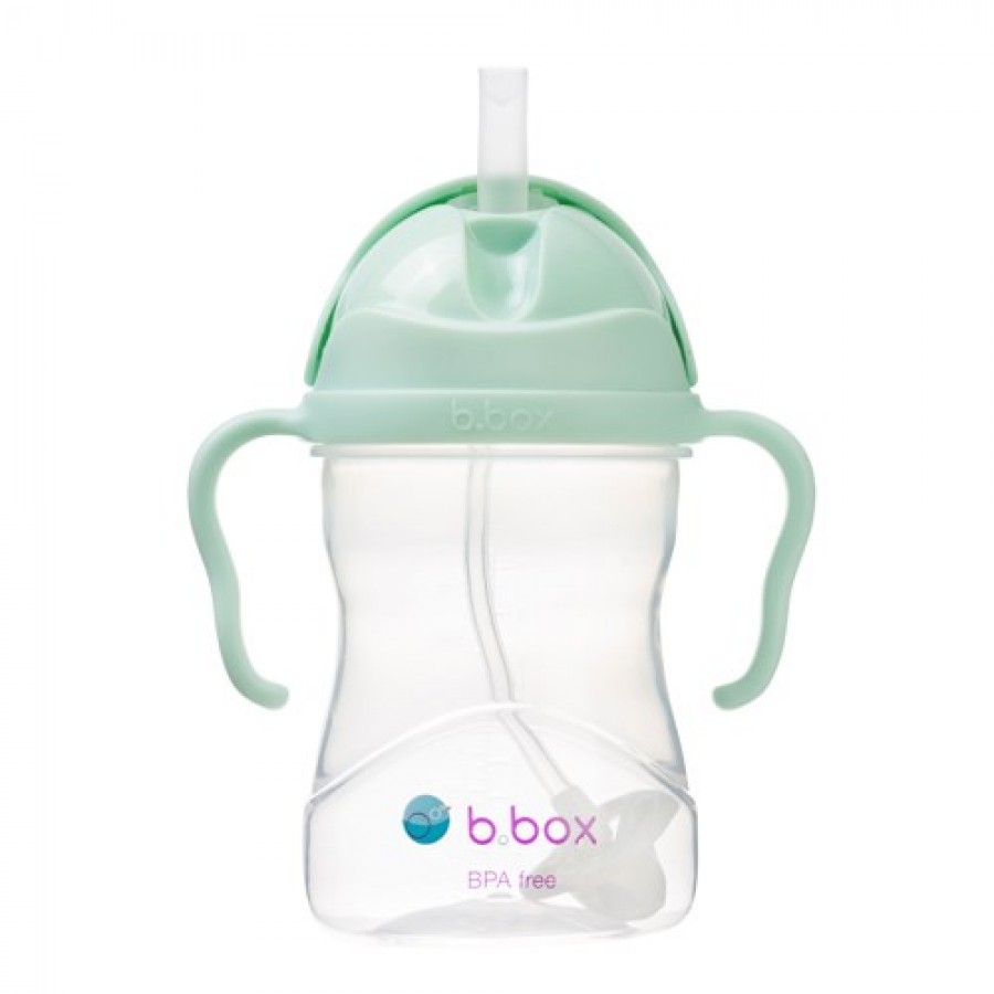 Miniaturka artykułu - #0 B.BOX Bidon ze słomką Gelato Pistachio 6m+, 240ml	