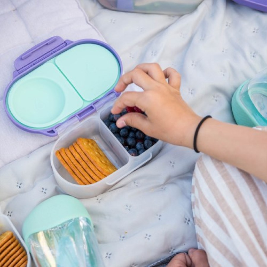 Zdjęcie produktu - 3 B.BOX SNACKBOX Pojemnik na przekąski Lilac Pop, 1 szt.