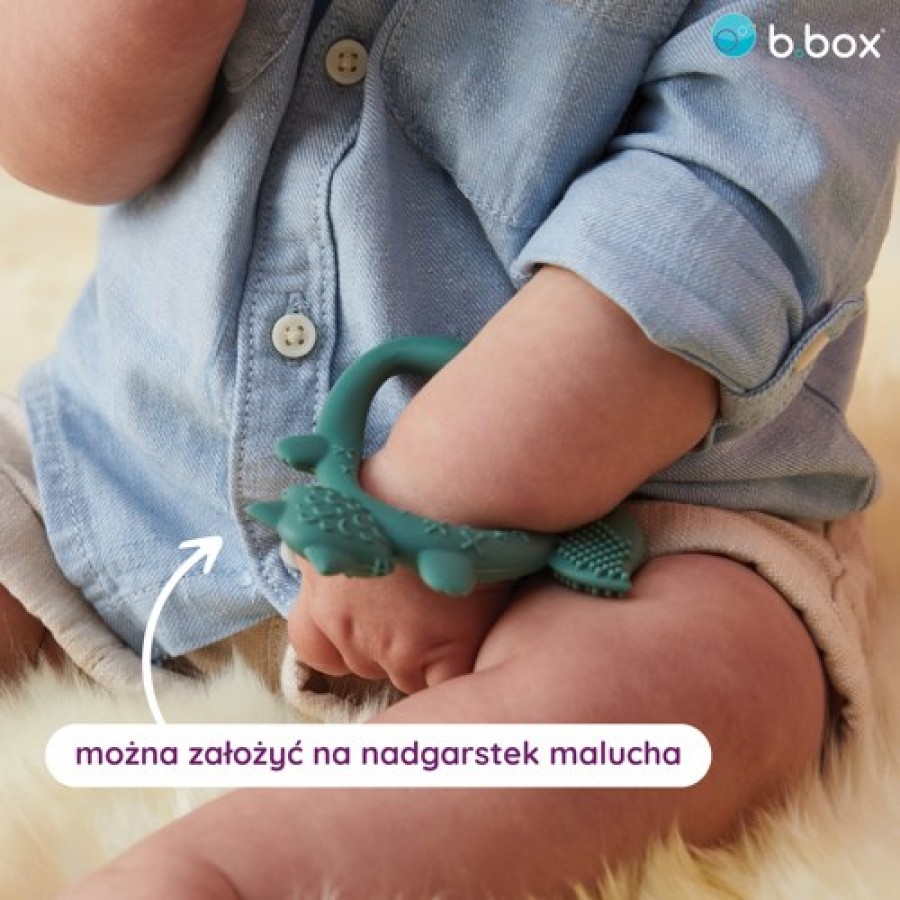 Zdjęcie produktu - 2 B.BOX Gryzak lisek r&oacute;ż 3m+, 1szt	