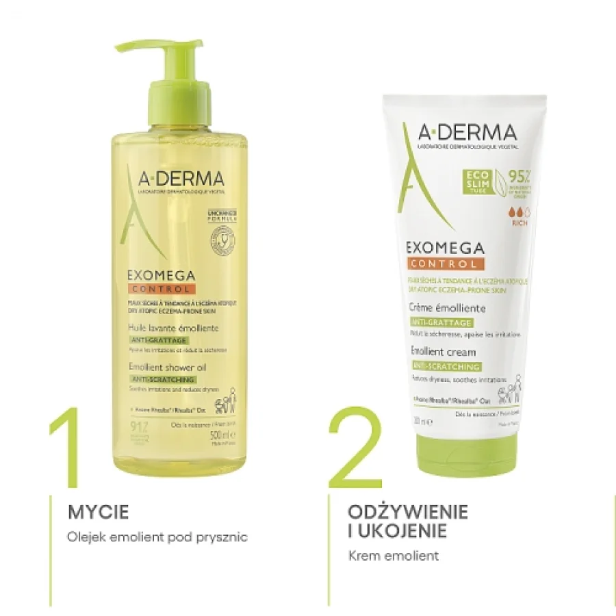#3 – A-DERMA EXOMEGA CONTROL Krem emolient - zmiękczający, 200ml