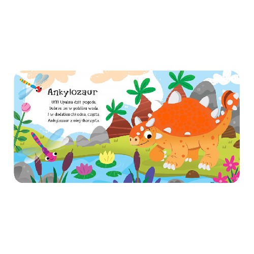 Miniaturka artykułu - #0 AKSJOMAT Dinusie. Zobacz, dotknij, poczuj! Książeczka sensoryczna 0-3