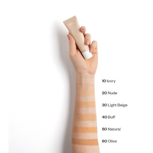Zdjęcie produktu - 0 PAESE Podkład długotrwały kryjący Run For Cover SPF10 40W Buff, 30ml