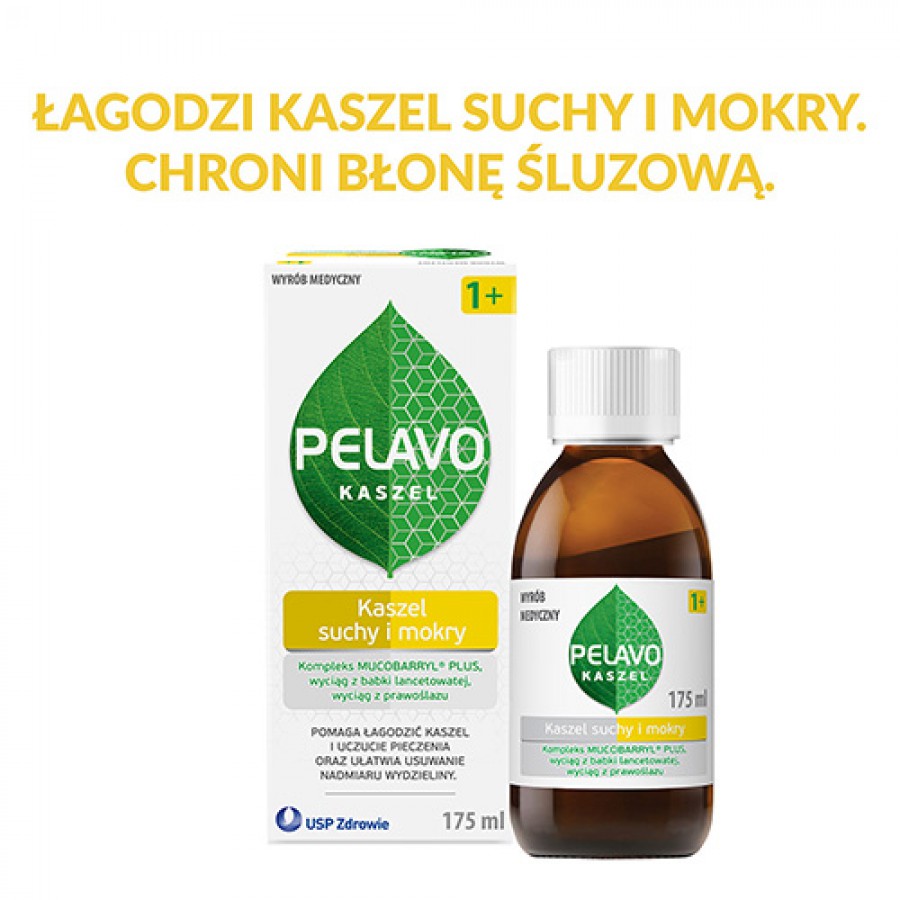 Zdjęcie produktu - 3 Pelavo kaszel suchy i mokry syrop, 175ml