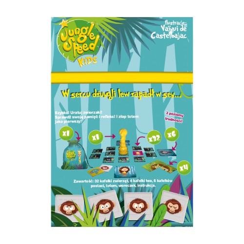 Miniaturka artykułu - #1 REBEL Gra zręcznościowa Jungle Speed Kids