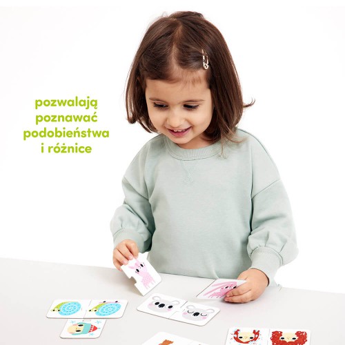 Zdjęcie produktu - 1 CzuCzu Akademia Przeciwieństwa 2 książeczki + edukacyjny zestaw puzzli dla dzieci 2+	