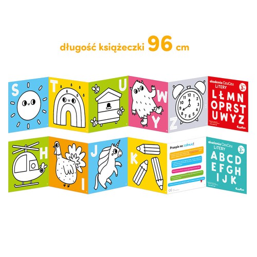 Zdjęcie produktu - 2 CzuCzu Akademia Litery 2 książeczki + edukacyjny zestaw puzzli dla dzieci 3+	