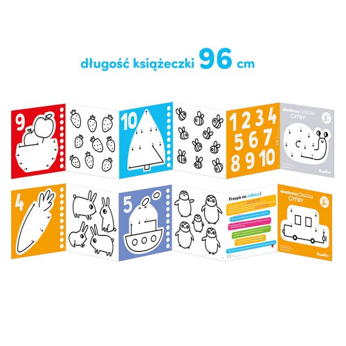 Zdjęcie produktu - 3 CzuCzu Akademia Cyfry 2 książeczki + edukacyjny zestaw puzzli dla dzieci 3+	