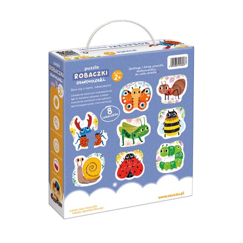Miniaturka artykułu - #1 CzuCzu Puzzle Robaczki czworaczki dla dzieci 2+