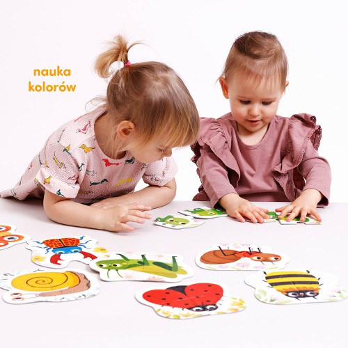 Zdjęcie produktu - 2 CzuCzu Puzzle Robaczki czworaczki dla dzieci 2+