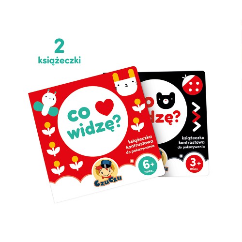 Zdjęcie produktu - 2 CzuCzu Starter malucha. Co widzę? 2 książeczki kontrastowe
