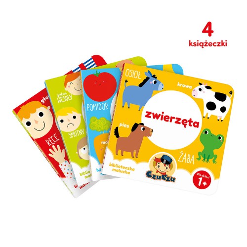 Zdjęcie produktu - 4 CzuCzu. Biblioteczka Malucha 4 książeczki obrazkowe dla dzieci 1+