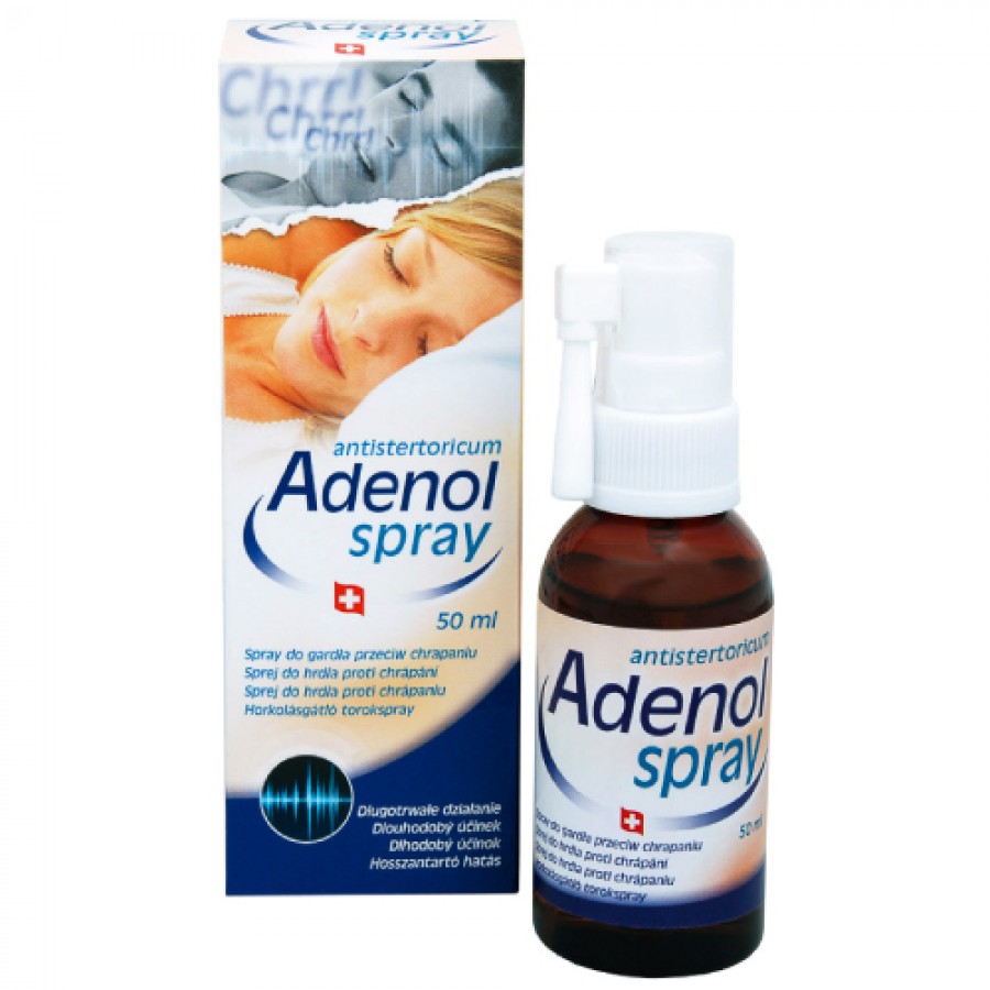 Miniaturka artykułu - #0 fytofontana ADENOL Spray do gardła przeciw chrapaniu, 50ml