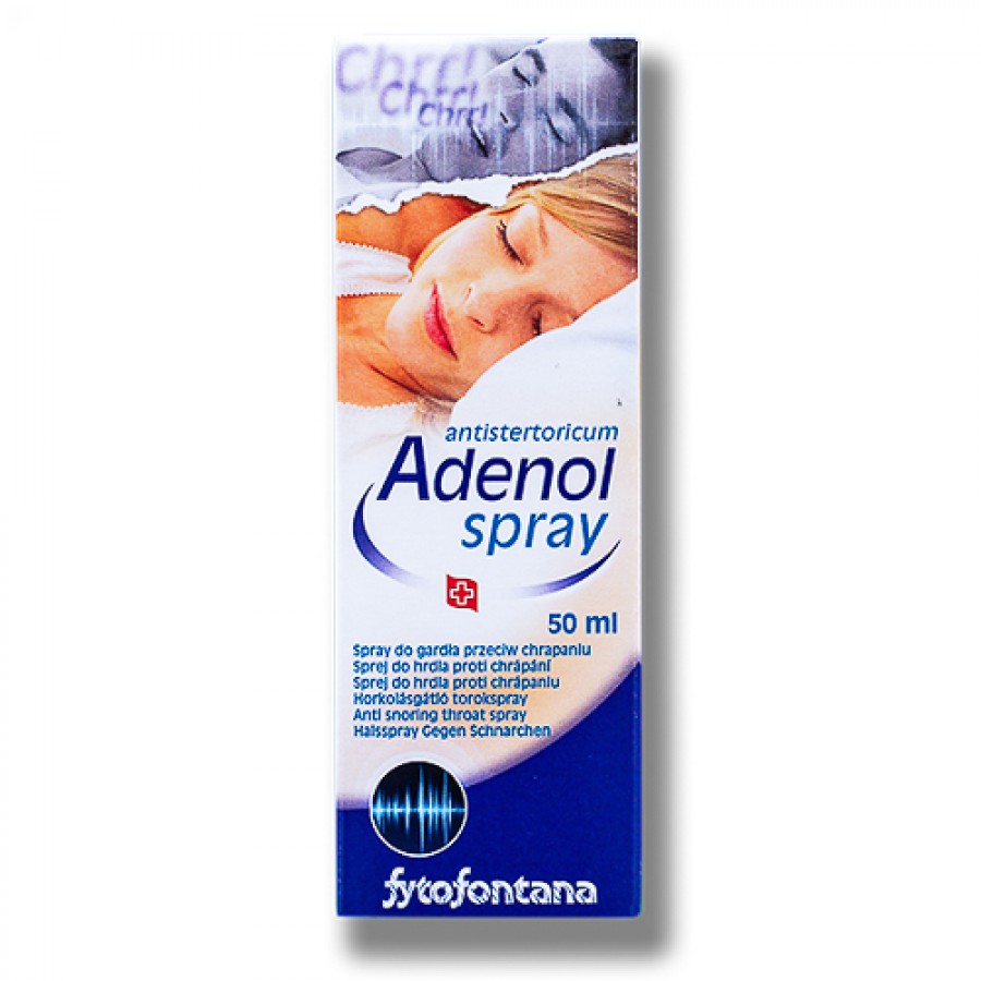Miniaturka artykułu - #1 fytofontana ADENOL Spray do gardła przeciw chrapaniu, 50ml