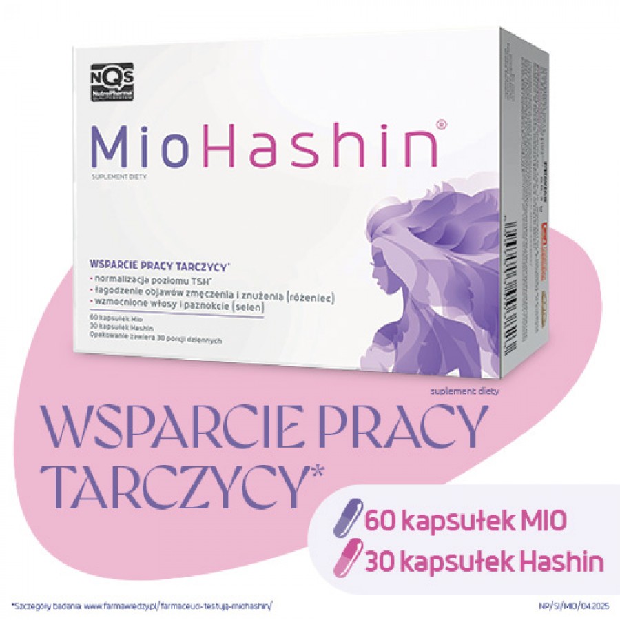 Miniaturka artykułu - #0 MIOHASHIN 60kaps. MIO + 30kaps. HASHIN