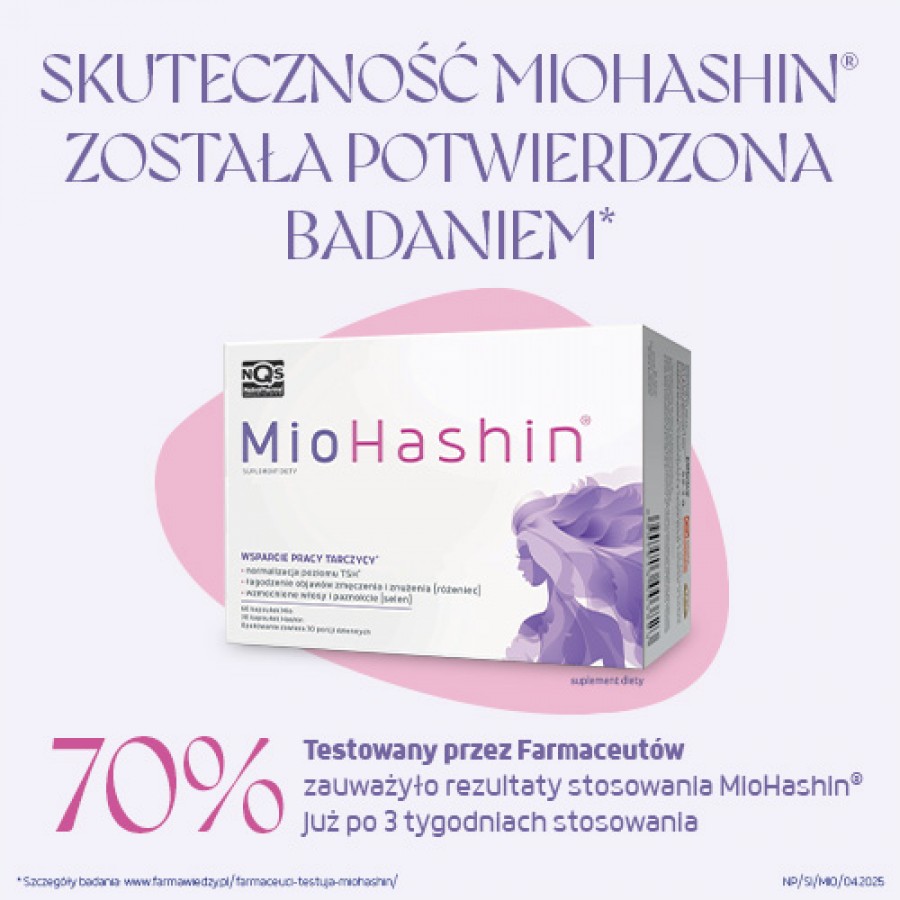 Zdjęcie produktu - 3 MIOHASHIN 60kaps. MIO + 30kaps. HASHIN