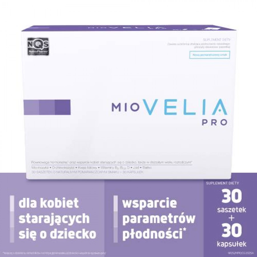 Miniaturka artykułu - #0 MIOVELIA PRO, 30kaps. + 30 saszetek