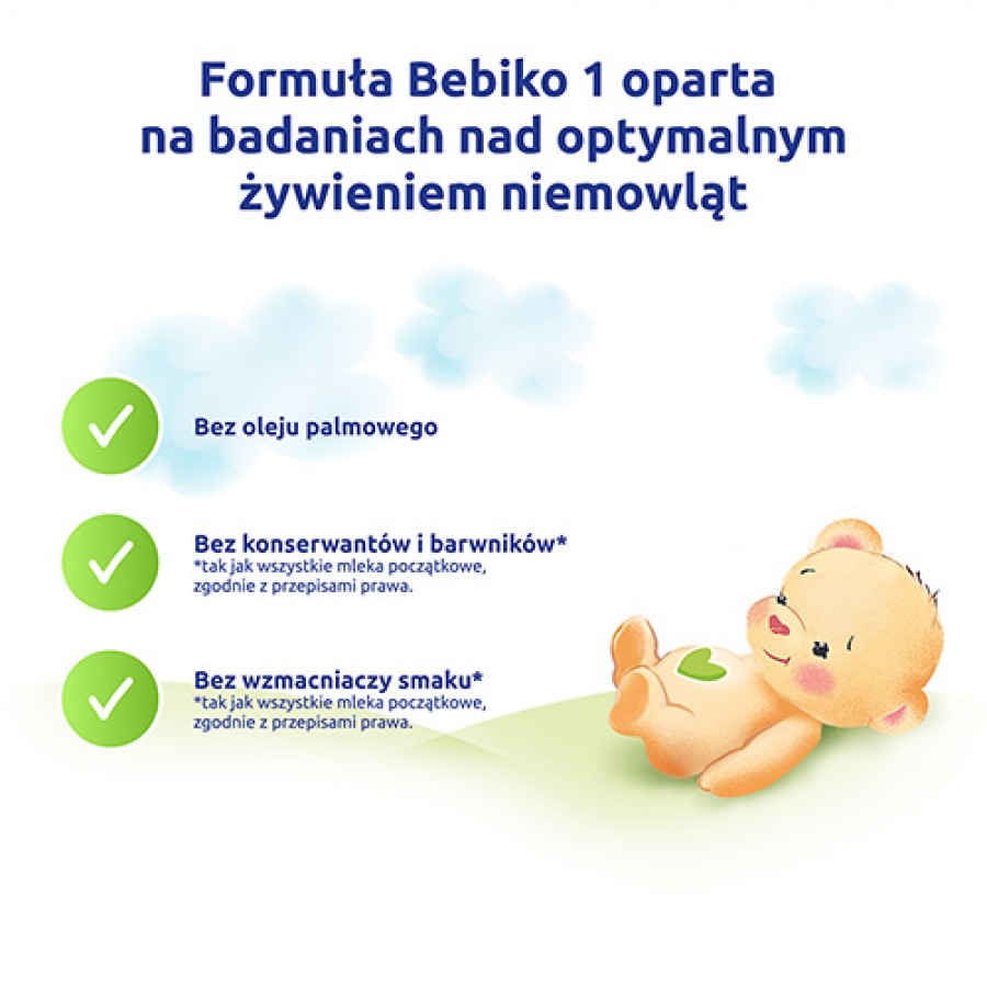 Miniaturka artykułu - #0 Bebiko 1 Mleko początkowe dla niemowląt od urodzenia, 600g