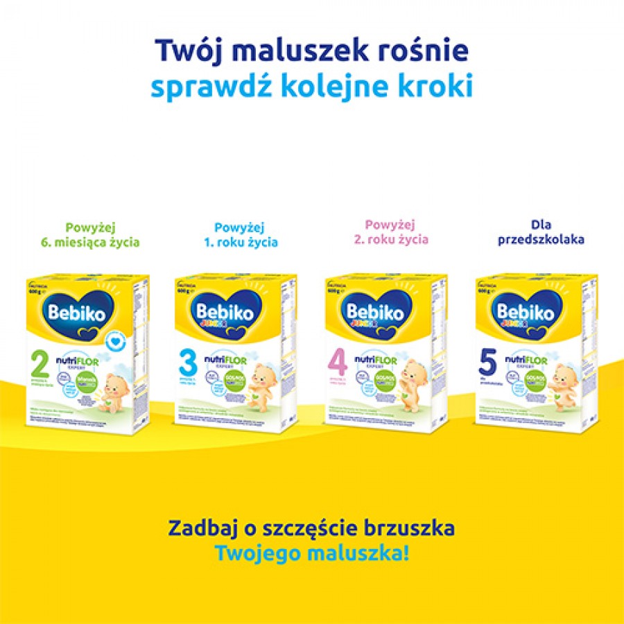 Zdjęcie produktu - 3 Bebiko 1 Mleko początkowe dla niemowląt od urodzenia, 600g