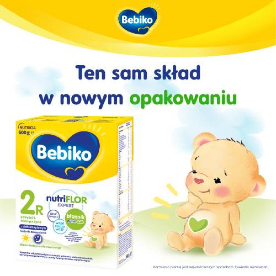 Miniaturka artykułu - #0 Bebiko 2R NUTRIflor Expert Mleko następne dla niemowląt powyżej 6. miesiąca życia, 600g
