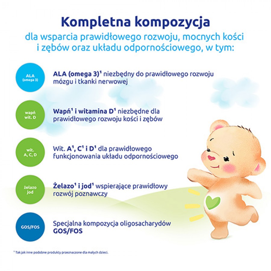 Miniaturka artykułu - #1 Bebiko Junior 5 NUTRIflor Expert Odżywcza formuła na bazie mleka dla przedszkolaka, 600g