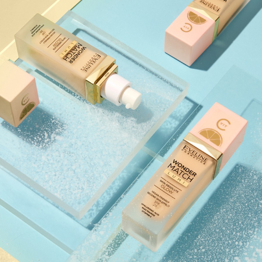 Zdjęcie produktu - 3 EVELINE Wonder Match Lumi Podkład rozświetlający 15 Natural Neutral 30 ml