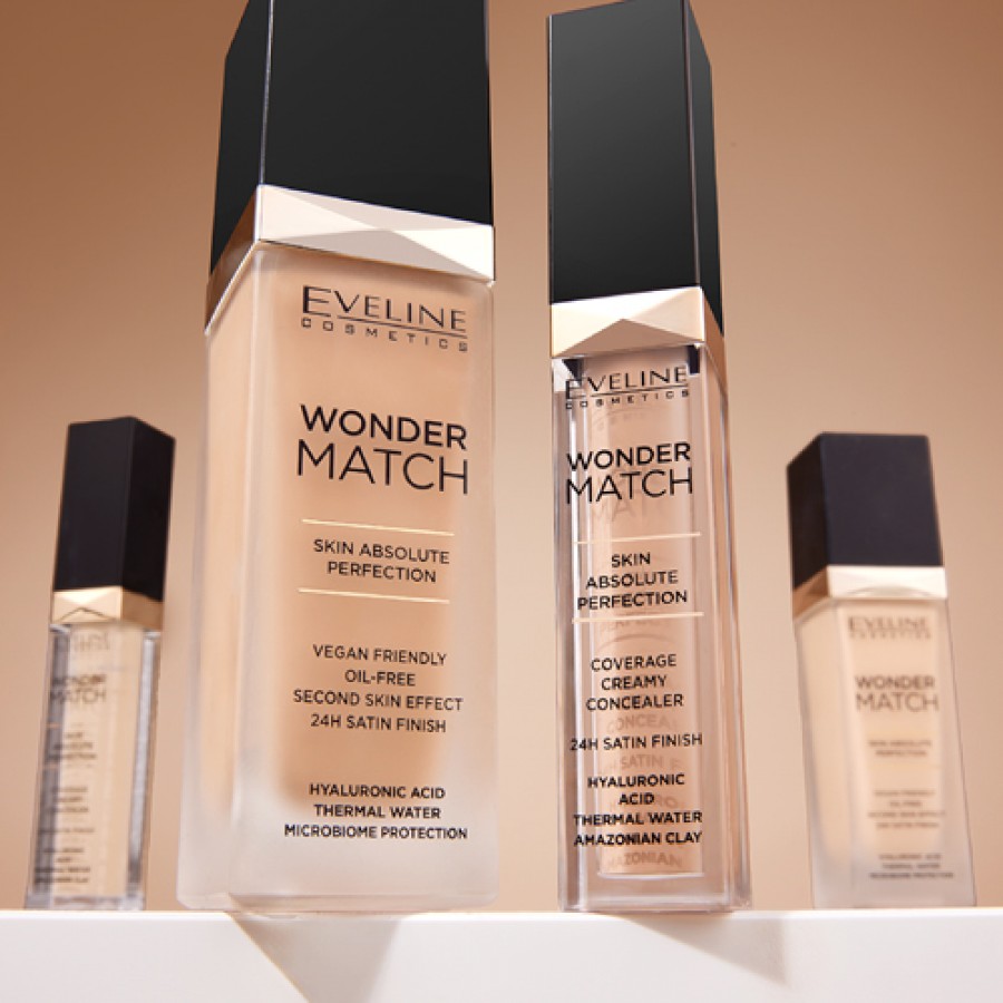 Zdjęcie produktu - 7 EVELINE Podkład Wonder Match 05 Light Porcelain, 30ml