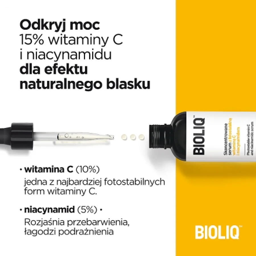 #1 – BIOLIQ PRO Skoncentrowane serum z fotostabilną witaminą C i niacynamidem, 20ml