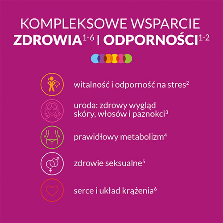 Zdjęcie produktu - 5 Vigor Multiwitamina ONA, 60 tabl. - zestaw witamin i minerał&oacute;w z ashwagandhą