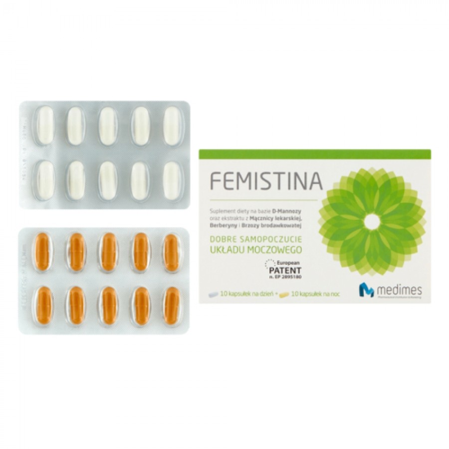 Zdjęcie produktu - 0 Femistina 2+1 (zestaw), 3x10 kapsułek dzień + 3x10 kapsułek noc