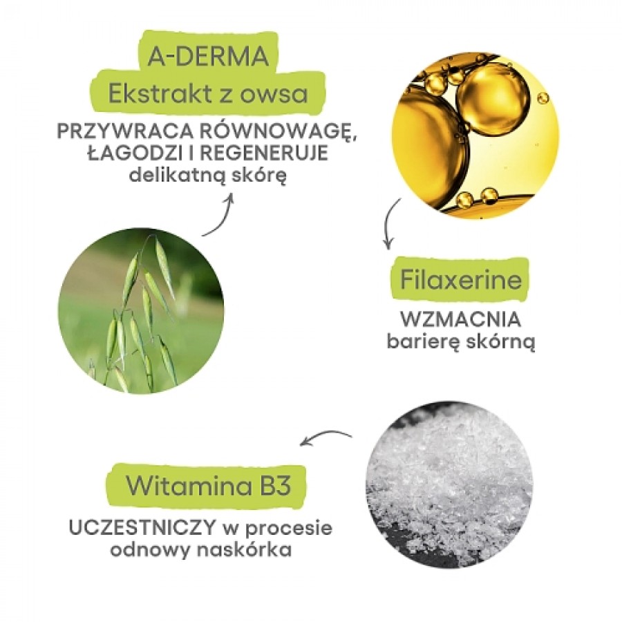 Miniaturka artykułu - #1 A-DERMA Exomega Control Mleczko, 400ml