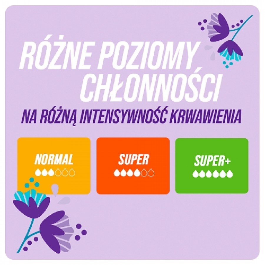 Zdjęcie produktu - 5 O.B ExtraProtect Tampony Normal, 16szt