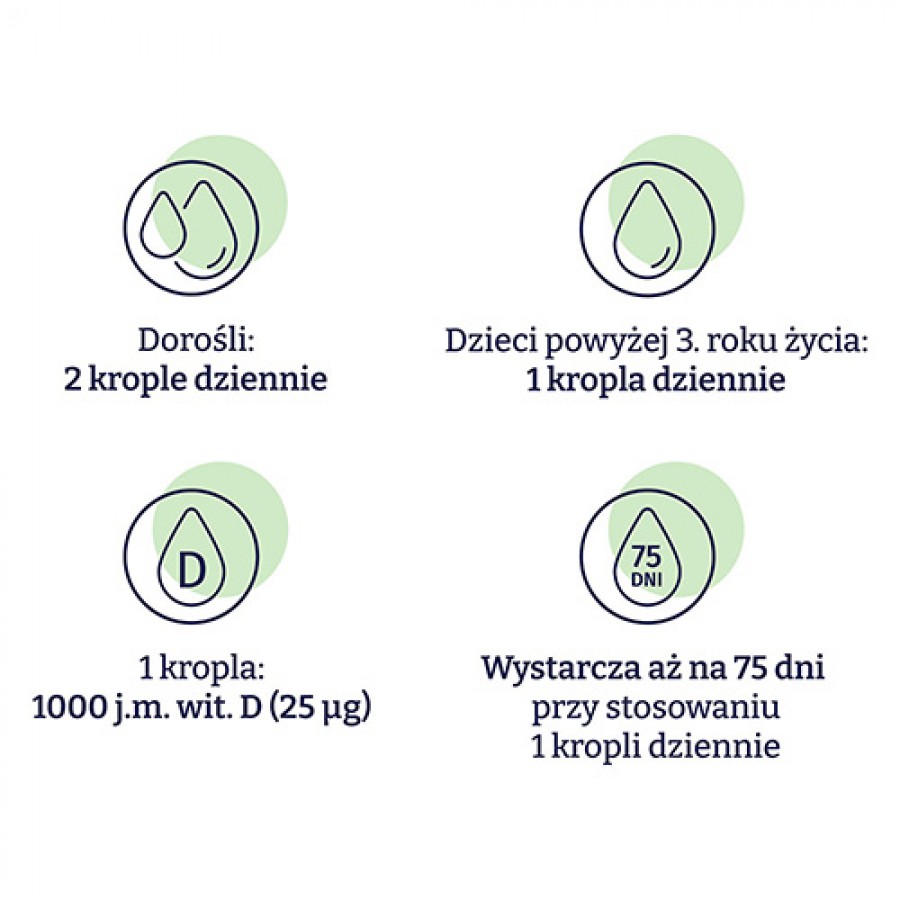 Zdjęcie produktu - 2 NATURELL Wegańska witamina D3 z alg 1000 j.m., 15ml
