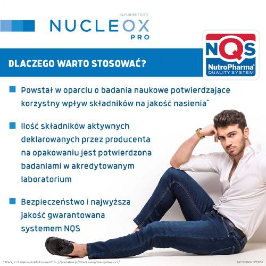 Zdjęcie produktu - 4 NUCLEOX Pro, 30 saszetek + 30 kapsułek