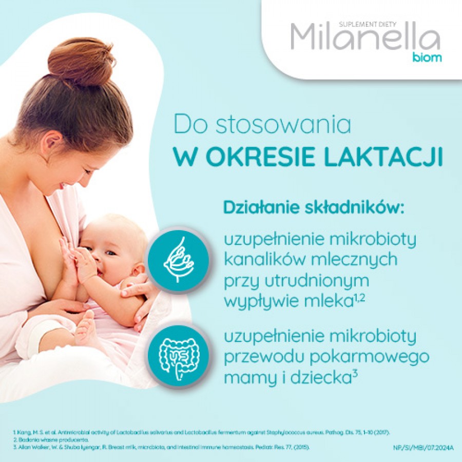 Miniaturka artykułu - #1 MILANELLA Biom, 15 kapsułek