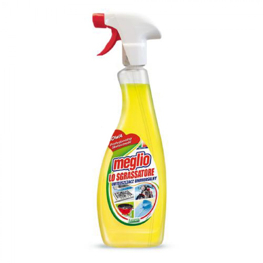 Miniaturka artykułu - #0 MEGLIO Odtłuszczacz uniwersalny w sprayu Lemon, 750ml