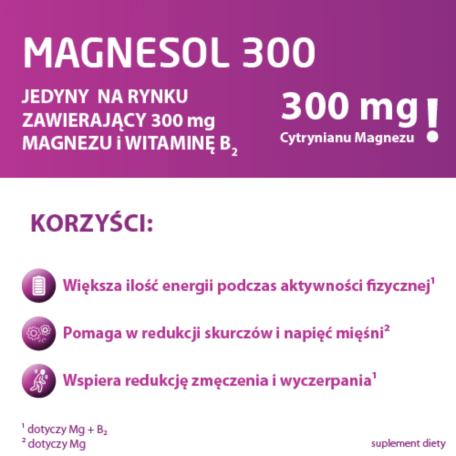 Miniaturka artykułu - #1 Magnesol 300, 20 saszetek