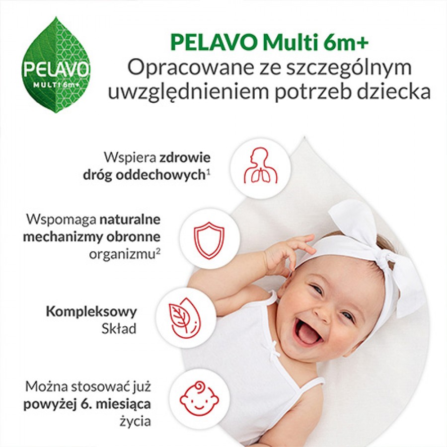 Miniaturka artykułu - #0 PELAVO Multi 6m+ Krople, 20ml