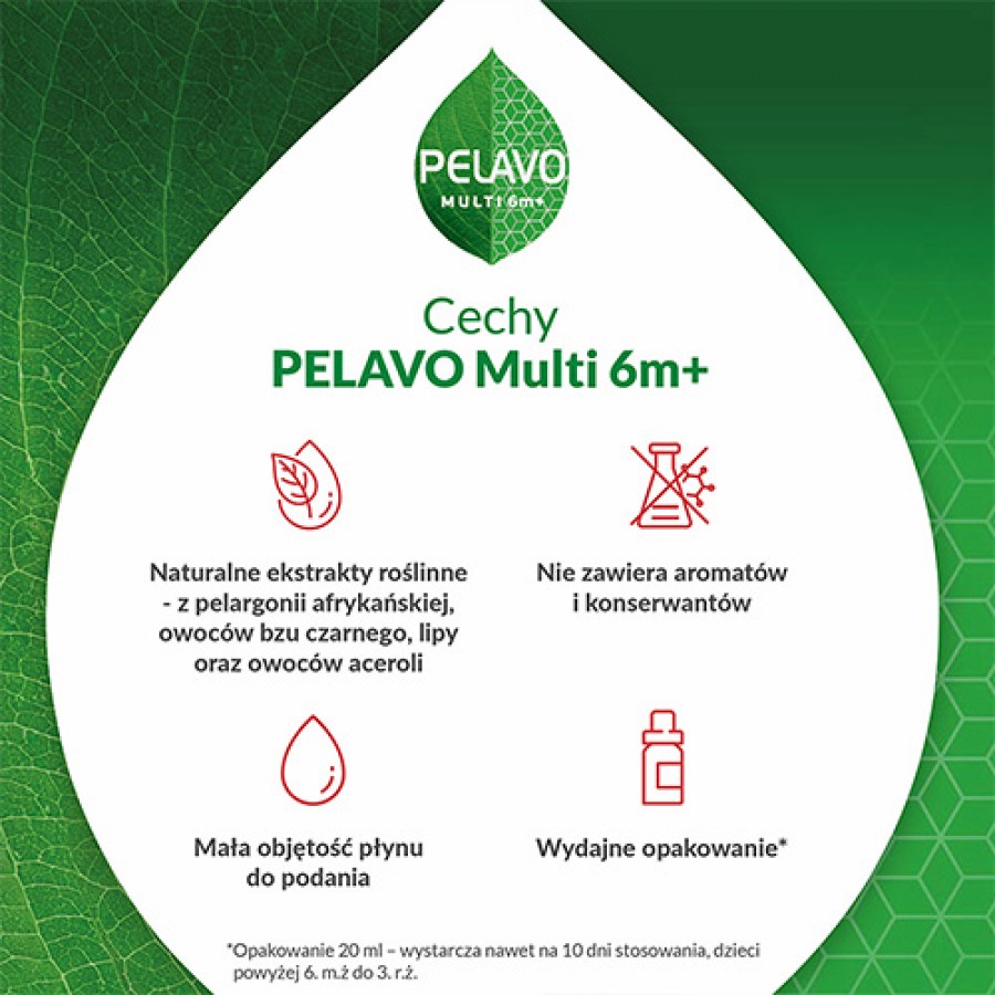 Miniaturka artykułu - #1 PELAVO Multi 6m+ Krople, 20ml
