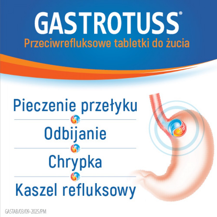 Zdjęcie produktu - 2 Gastrotuss, 24 tabletki do żucia
