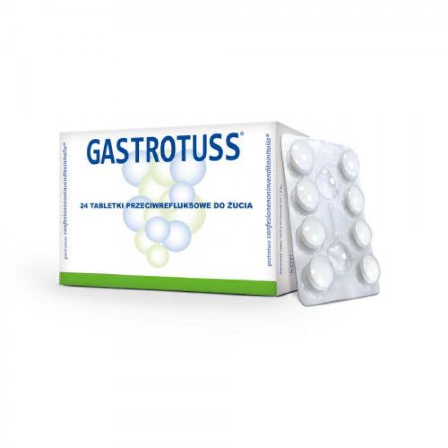 Zdjęcie produktu - 5 Gastrotuss, 24 tabletki do żucia