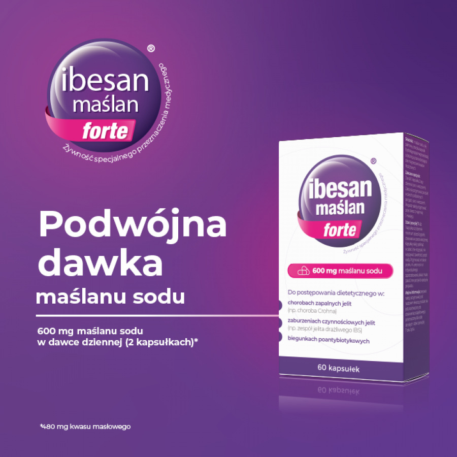 Miniaturka artykułu - #0 Ibesan maślan forte, 60kaps.