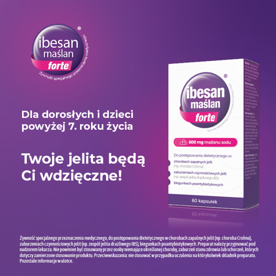 Zdjęcie produktu - 3 Ibesan maślan forte, 60kaps.
