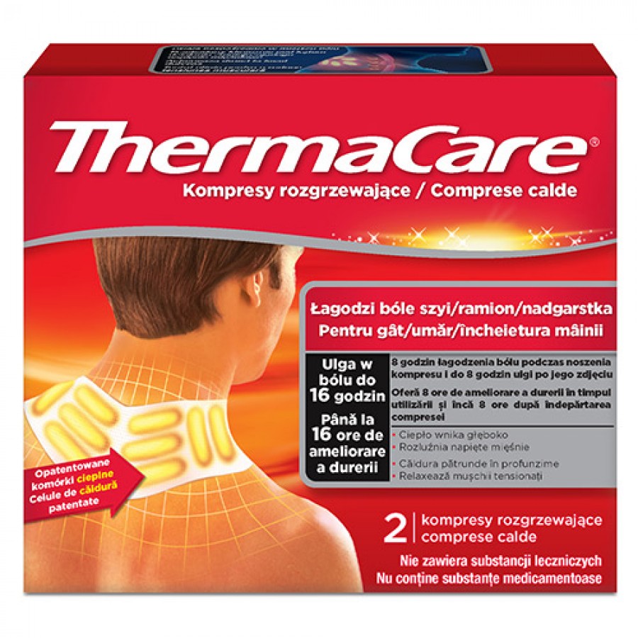 Zdjęcie produktu - 5 ThermaCare Kompresy rozgrzewające szyję, ramiona i nadgarstki, 2 szt.