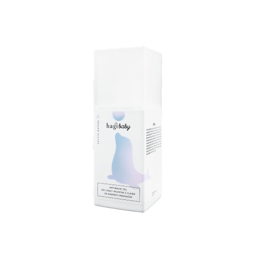 Miniaturka artykułu - #0 HAGI Baby Naturalny żel do ciała i włos&oacute;w z olejem ze słodkich migdał&oacute;w, 250ml