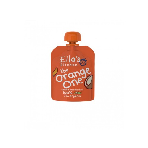 Miniaturka artykułu - #0 Ella's Kitchen BIO ORANGE BIO Puree owocowe z mango, 5x90g